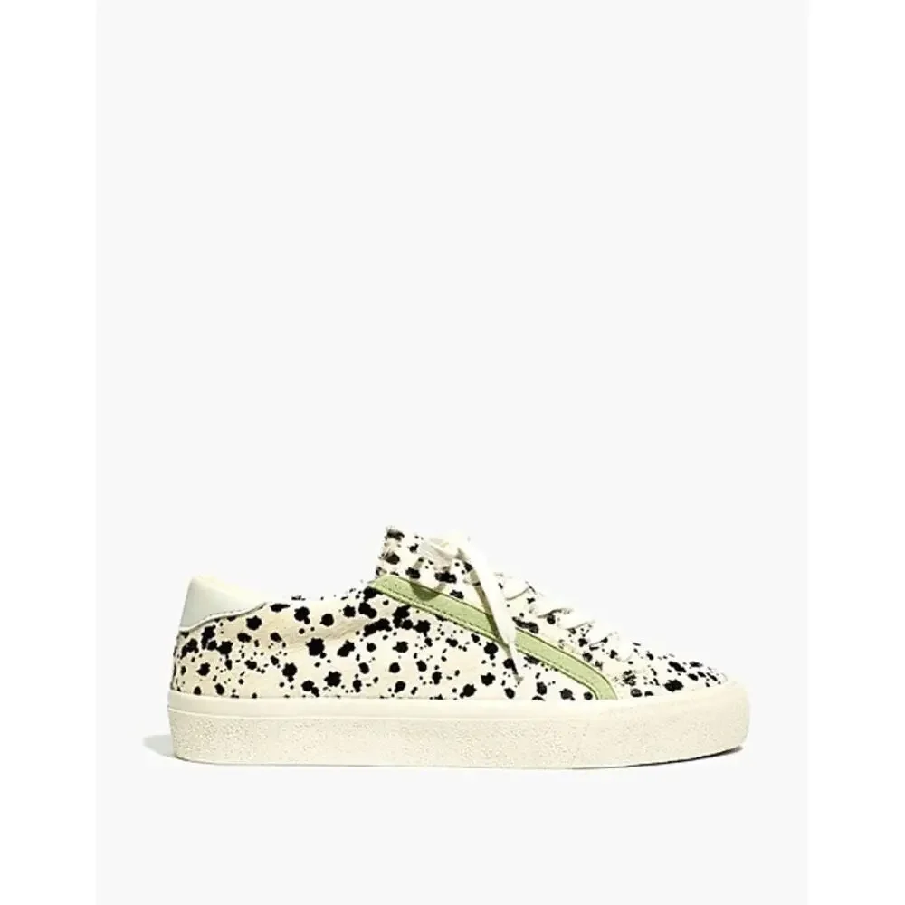 Madewell Sidewalk Low-Top Sneakers in Spatter-Painted Calf Hair Women’s‎ 9